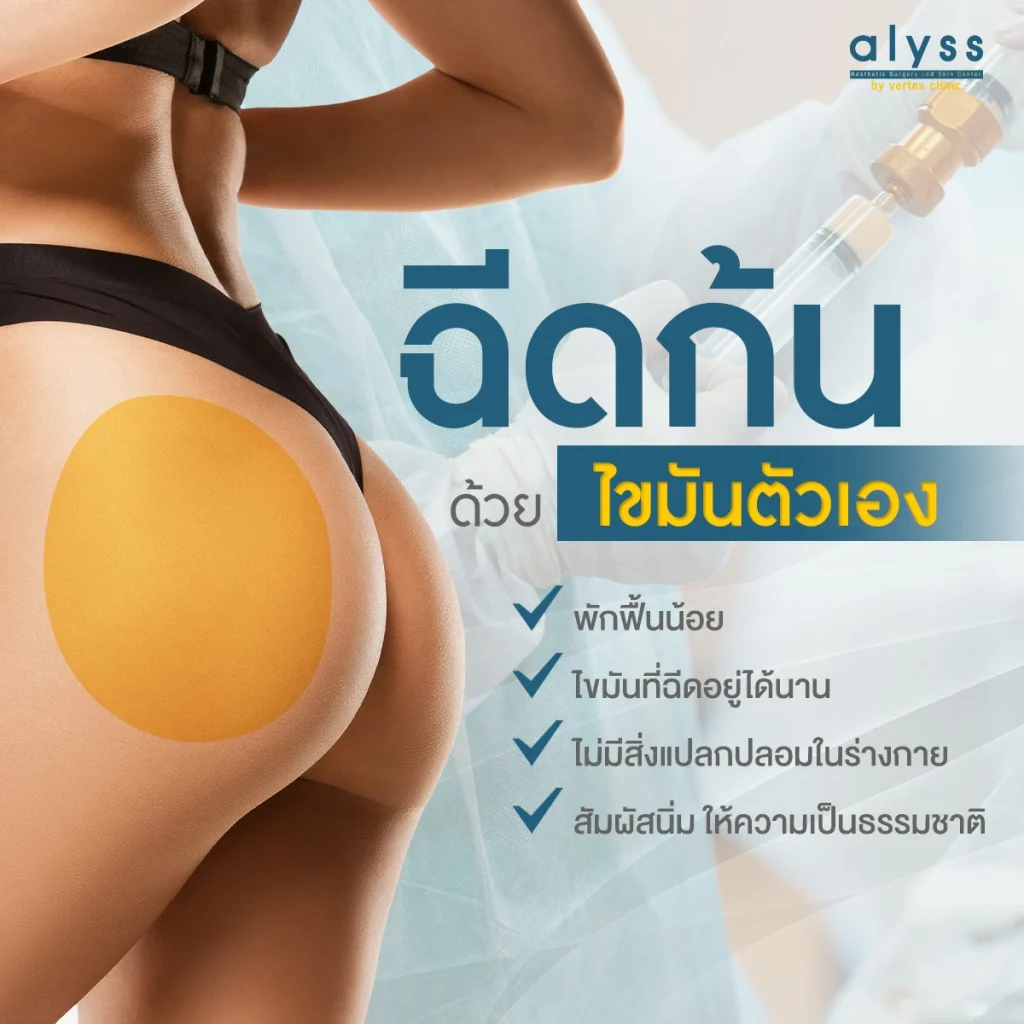 ฉีดก้นด้วยไขมันตัวเอง-ฉีดก้น